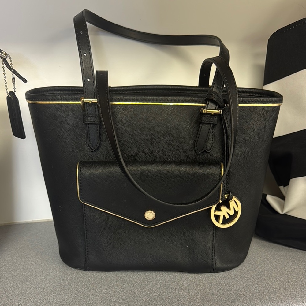 Michael Kors Black Tote Bag